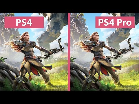 4K UHD | Horizon Zero Dawn – PS4 vs. PS4 Pro 4K Mode Graphics Comparison