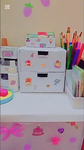 decor drawer 🍡🍥✨#carft#diy #sticker#washitape#trending#viral‪@craftwithmariyam‬