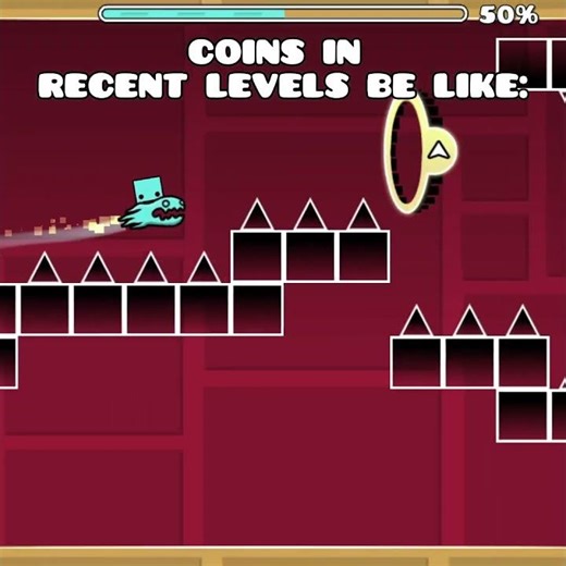 What Coins Creators Be Putting In Their Easy Levels... [Geometry Dash Short]