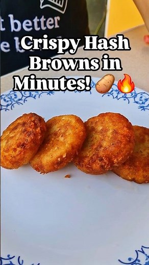 Crispy Hash Browns Recipe | Easy Homemade Hash Browns | Perfect Breakfast Snack