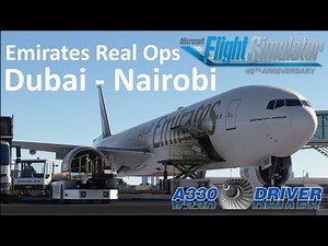 PMDG 777: Emirates Real Ops | Dubai - Nairobi | FULL FLIGHT | Real Airline Pilot