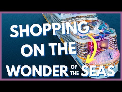 Where to Shop On The Largest Cruise Ship in the World! Royal Caribbean's Wonder of the Seas