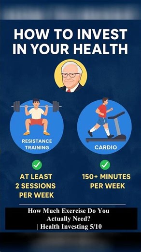 How Much Exercise Is Enough? 🏃‍♂️💪Health Investing 5/10