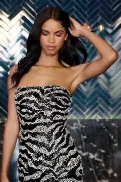 Sherri Hill 55843 - Animal Print Inspired Short Dress