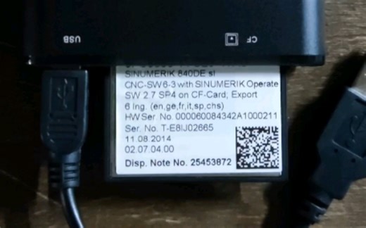 西门子840DSL数控系统NCU上的CF卡备份的几种方法