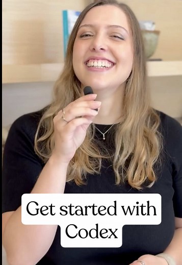 Meet our coding agent: Codex. Build new projects or features for your app – just from a prompt. 📹: Katia Gil Guzman / OpenAI Developer Experience Team