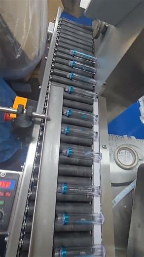 Automatic Labeling Machine for Cylindrical Bottles / Test Tubes