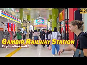 Exploration walk Gambir Railway Station - JAKARTA❗ #walkingaround #stasiungambir #jakarta