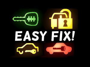 How to Fix & Reset Immobilizer Light | Car With Lock Symbol Stays On or Flashing | Anti-Theft System