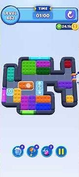 Color Block Jam Level 462 Walkthrough #colorblockjam