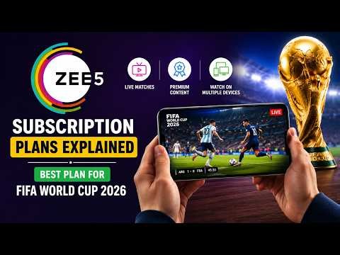 Watch FIFA World Cup 2026 Live on ZEE5 | Best Subscription Plan for Football Fans