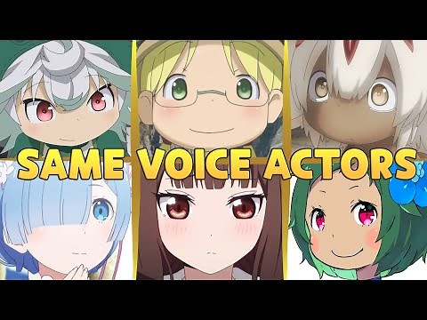 Made in Abyss All Characters Japanese Dub Voice Actors Seiyuu Same Anime Characters