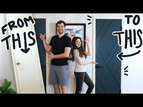 Simple DIY Door Makeover (that we almost ruined...)