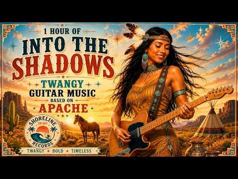 1 Hour of Twangy Guitar Music | Into The Shadows 🌵 Instrumentals Inspired by Apache