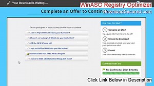 WinASO Registry Optimizer Keygen - Download Now