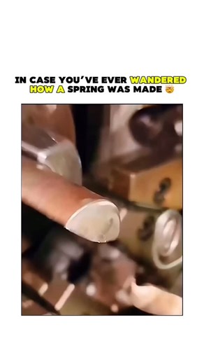 EPICTAPZZ | This video shows the exact process behind engineering tension: how a spring is made. It starts with selecting the right material, usually... | Instagram
