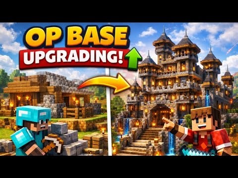 🔥 Minecraft Multiplayer with Friends | Base Build & Upgrade day 7 🔥