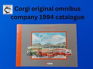 Corgi Original Omnibus Company 1994 1:76 diecast bus catalogue full look through from Mangley Town