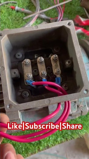 Three Phase Motor Delta Connections #electrical #electrician #motorwinding #motorrepair #foryou