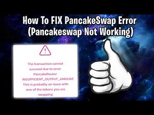 How To FIX PancakeSwap Error (pancakeswap not working)