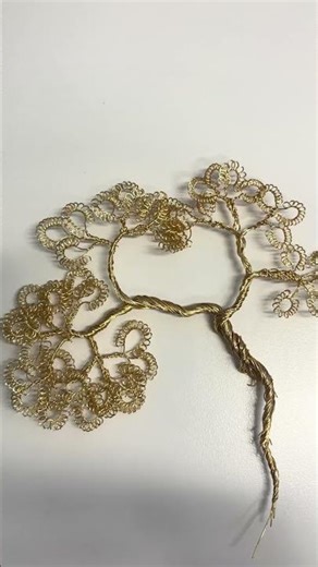 Wire tree bonsai’s jewelry #shorts #handmade