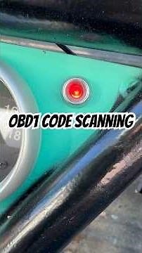 How to check the codes (check engine light) on an OBD1 system