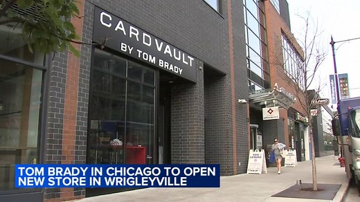 Tom Brady in Chicago to open new CardVault store in Wrigleyville