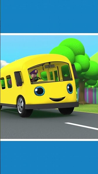 The Wheels on the Bus Go Round 🚌 #shorts #wheelsonthebus #singalong