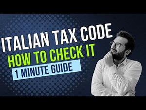 How to Check the Italian Tax Code (Codice Fiscale)