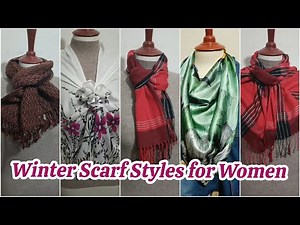 How to wear scarf in winter | Winter scarf styles for women | Winter fashion