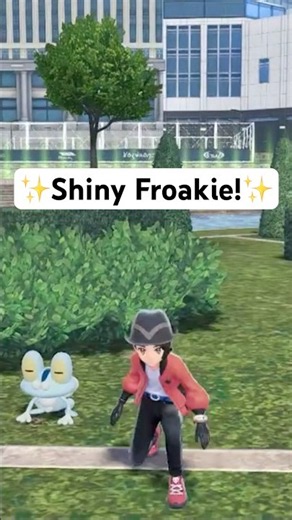 I Caught Shiny Froakie in Zone 16! 😎✨ #pokemon #pokemonlegendsza #shinypokemon