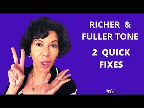 How to Sing with a Richer Fuller Tone - 2 QUICK FIXES!
