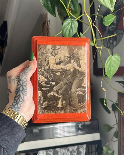 Easyriders Magazine 5x7 Chopper Plaque | Vintage Biker Resin Art | Motorcycle Decor - Etsy
