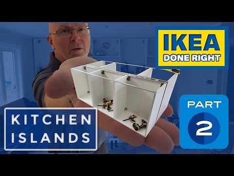 IKEA Kitchen Island DIY: How to Build a Double Row IKEA Kitchen Island
