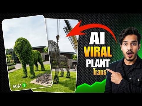 Make Viral AI Plant Transformation Videos | Animal plant ai Video Kaise Banaye Topiary Short video