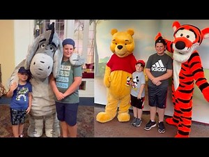 Meeting Eeyore Winnie The Pooh & Tigger Meet & Greets at Disney World