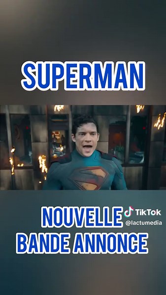 Nouvelle Bande annonce du film Superman incroyable ! 😱 🎥🍿 #cinema #superman #bandeannoncevf #film2025
