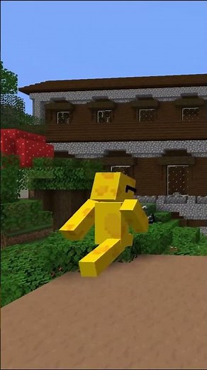 Minecraft but I CANNOT stop SINGING 😱 #shorts