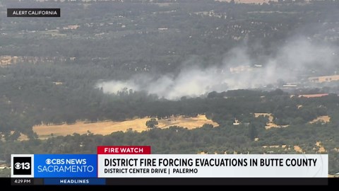 2 wildfires in Butte County force evacuations on Fourth of July