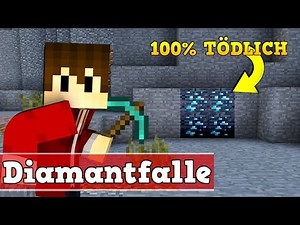 Minecraft Diamant Falle | Minecraft tödliche Falle bauen