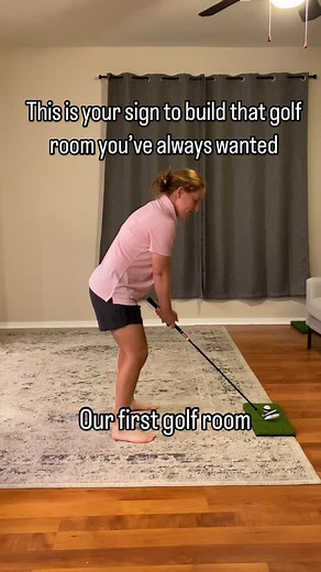 15K views · 565 reactions | Building our dream golf simulator room #golfsim #golfsimulator #golfseason #golfproducts #lpga #epsontour #golfhome #golfer #golfswing #golfathome #indoorgolf #indoordrivingrange #golf #foamgolfballs | Dana Fall Golf | Facebook