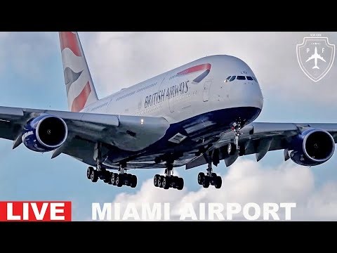 🔴 MIAMI LIVE PLANE SPOTTING | CARGO HEAVEN | NONSTOP AVIATION ACTION | B747, A380, B777