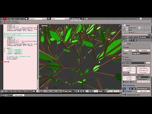 LSystem with Python / Blender