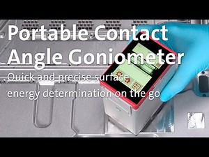Portable Contact Angle Goniometer