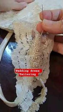 Wedding dress #tailoring #handmade #diy #wedding #tailor #sew #craft #diyprojects #bride #lace #bead