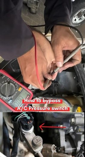How to bypass A/C pressure switch