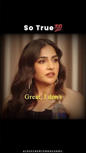 Absolutely True 💯 | Rukmini Vasanth🔥