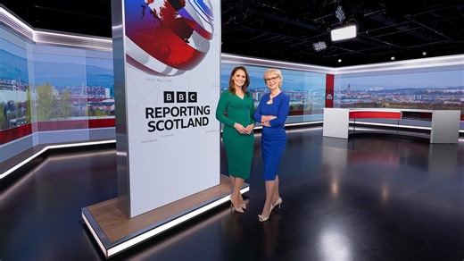 Behind the scenes of Reporting Scotland’s new studio