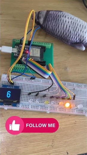 Esp 32 play Colour Leds #arduino #arduinoproject #diy