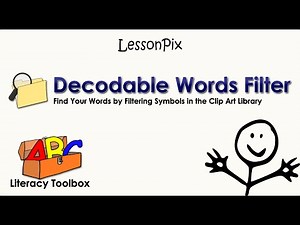 Literacy Toolbox: Decodable Words Filter
